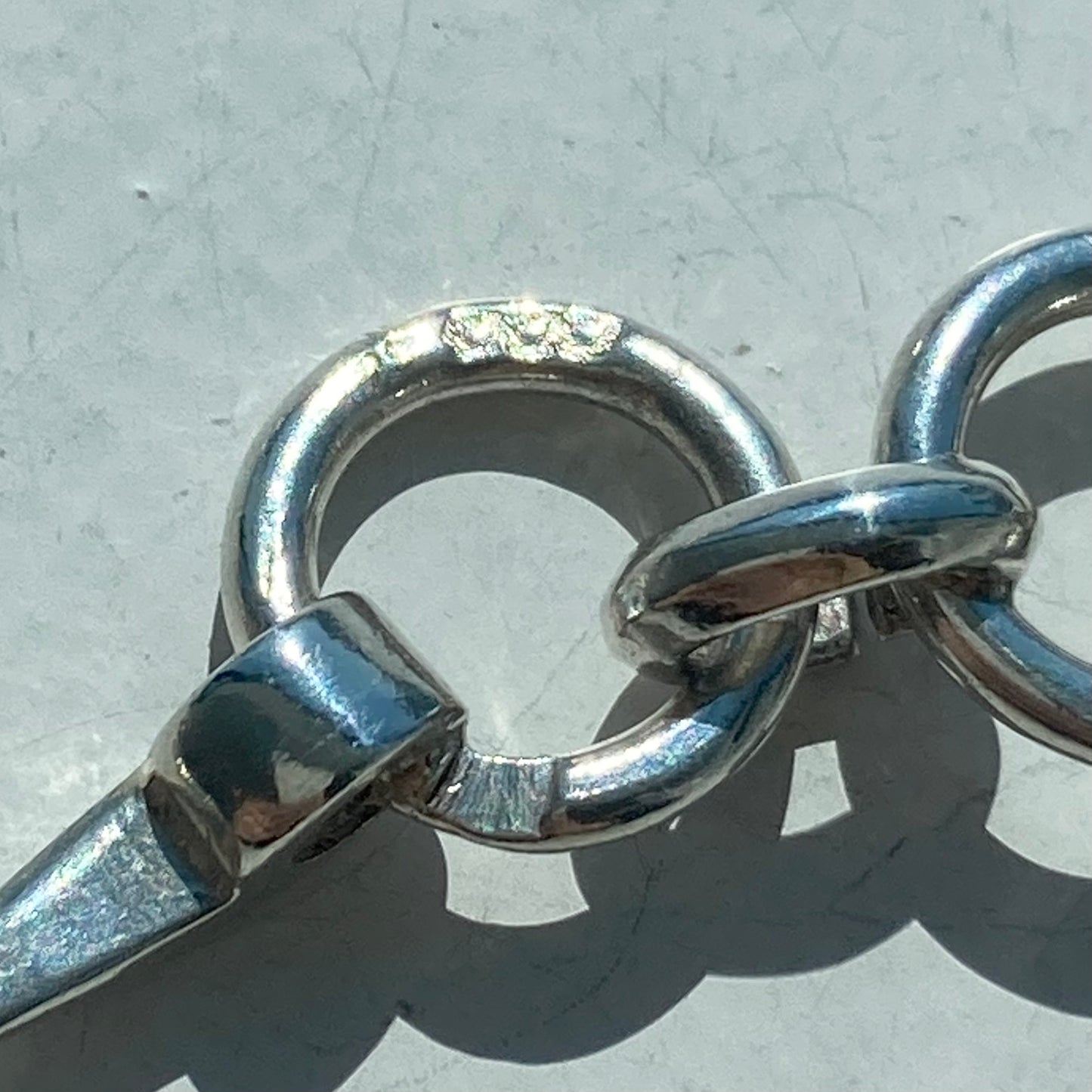 -60s Celine Horsebit chain necklace SV800