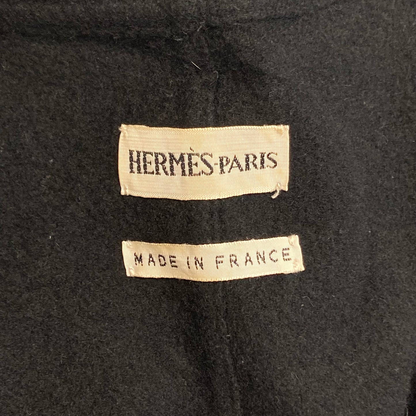 Fall2003 Hermès by Martin Margiela Cachmere layered coat