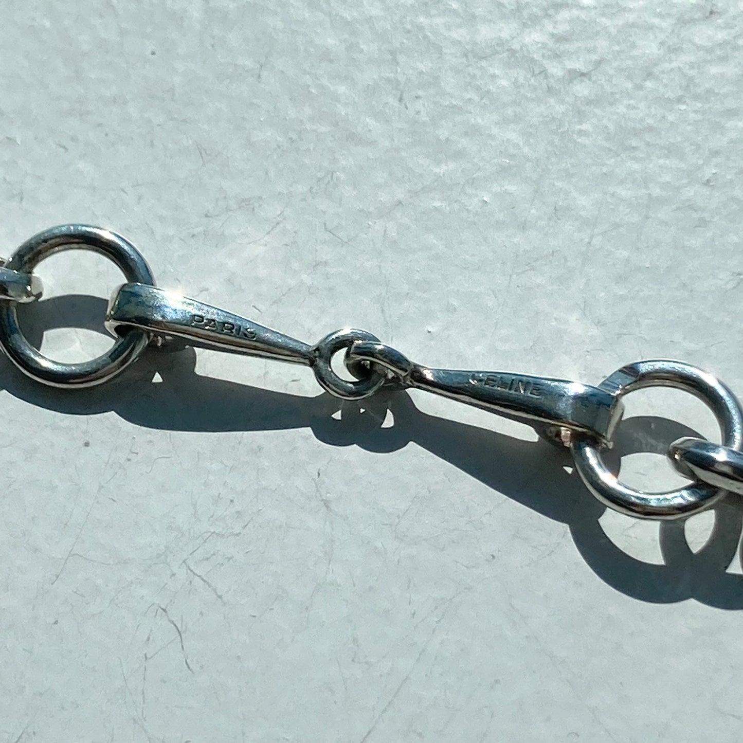 -60s Celine Horsebit chain necklace SV800