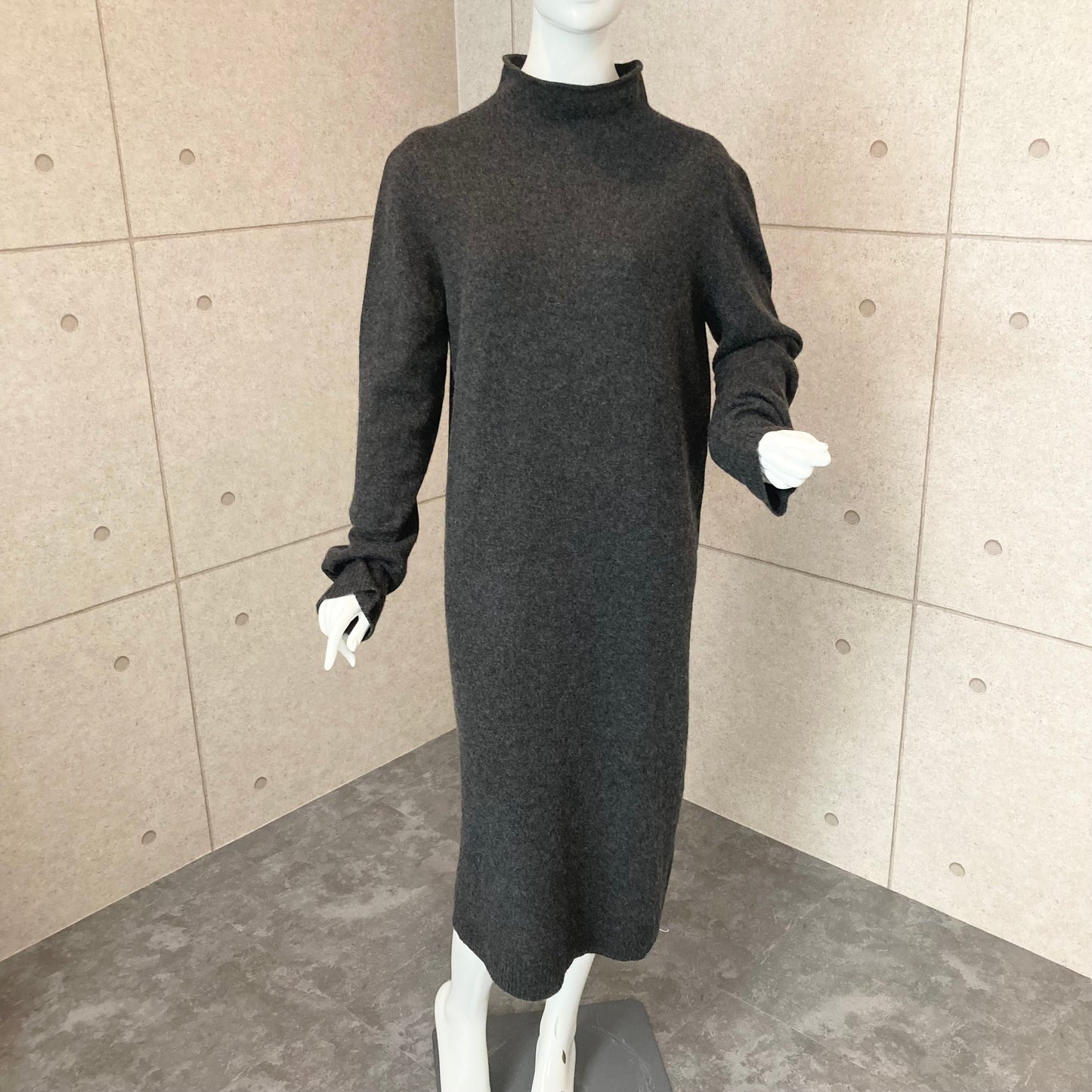 Fall2002 Hermès by Martin Margiela Cashmere long dress