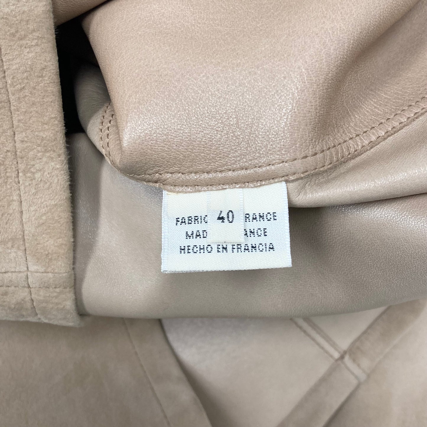 Spring1999 Hermès by Martin Margiela Leather Vareuse shirt