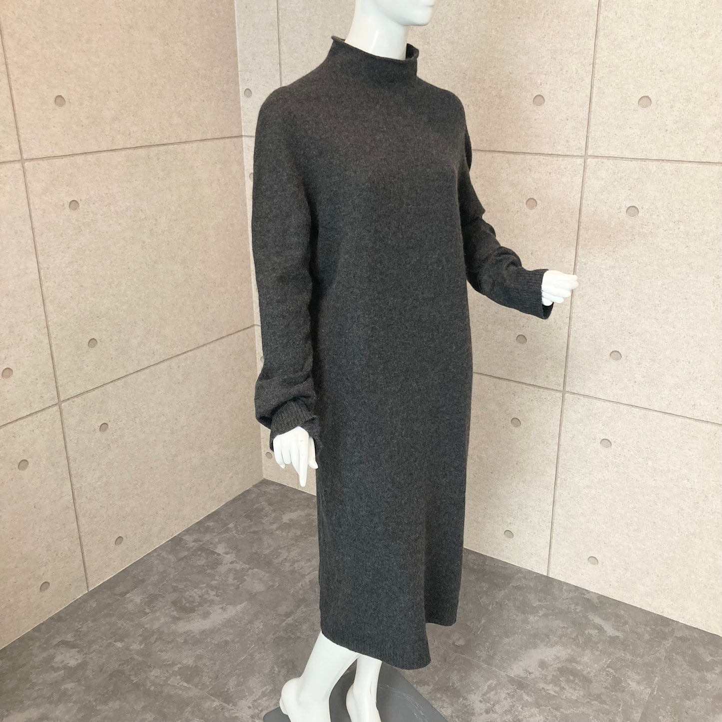 Fall2002 Hermès by Martin Margiela Cashmere long dress