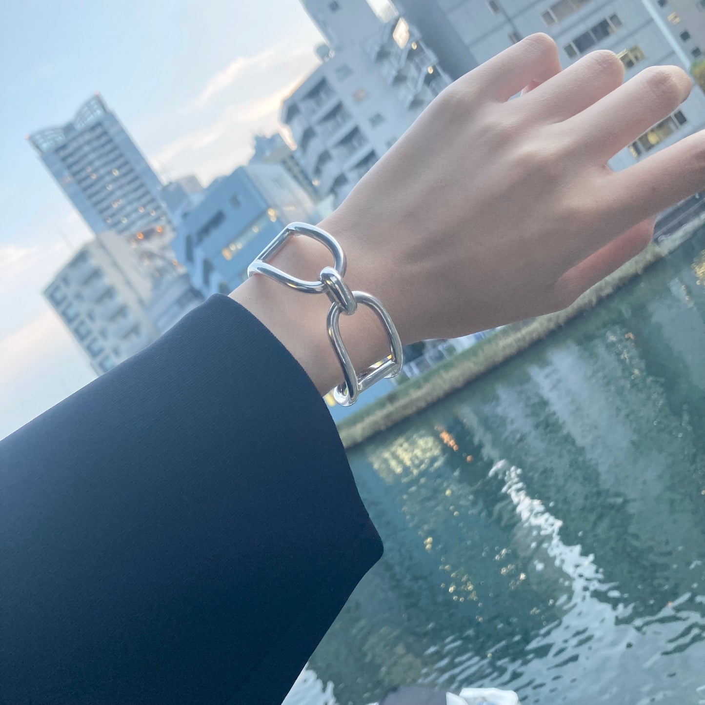 60-80s Hermès Chaine d'ancre bracelet vintage SV800