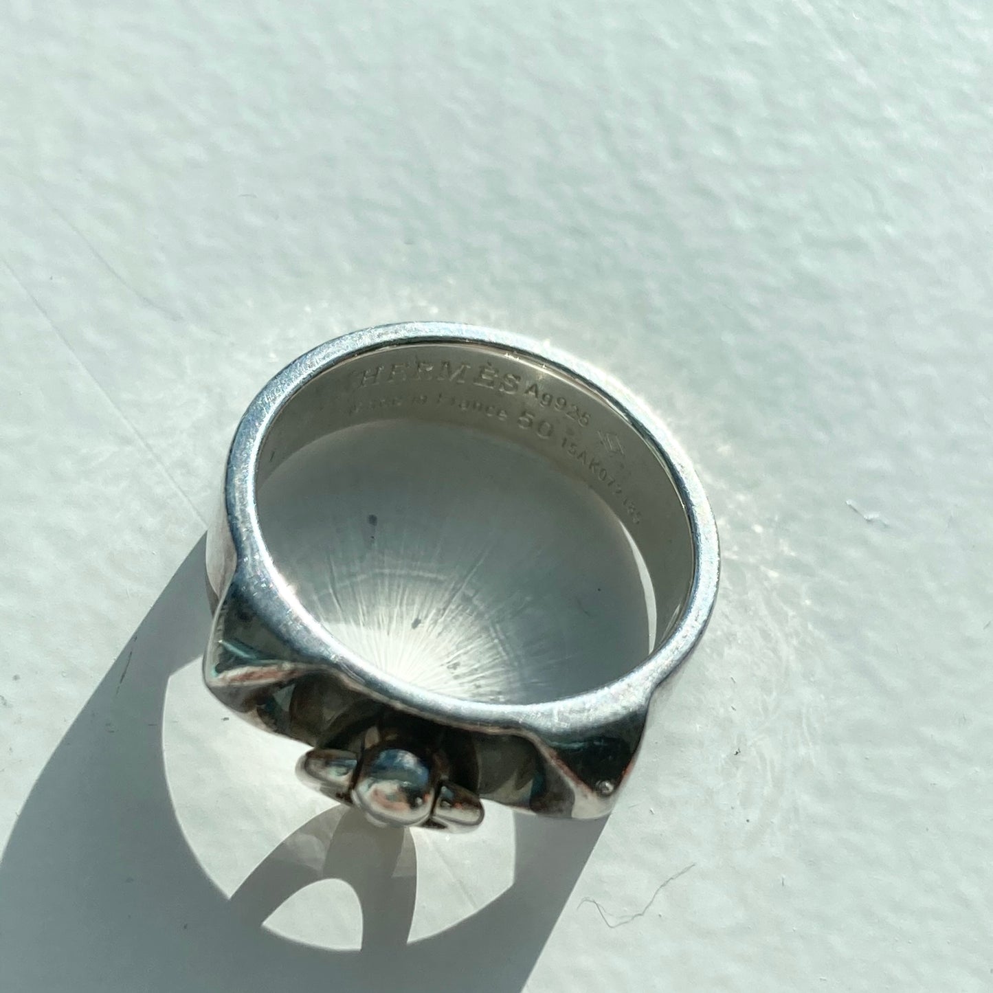 Hermès Collier de Chien ring PM SV925 vintage