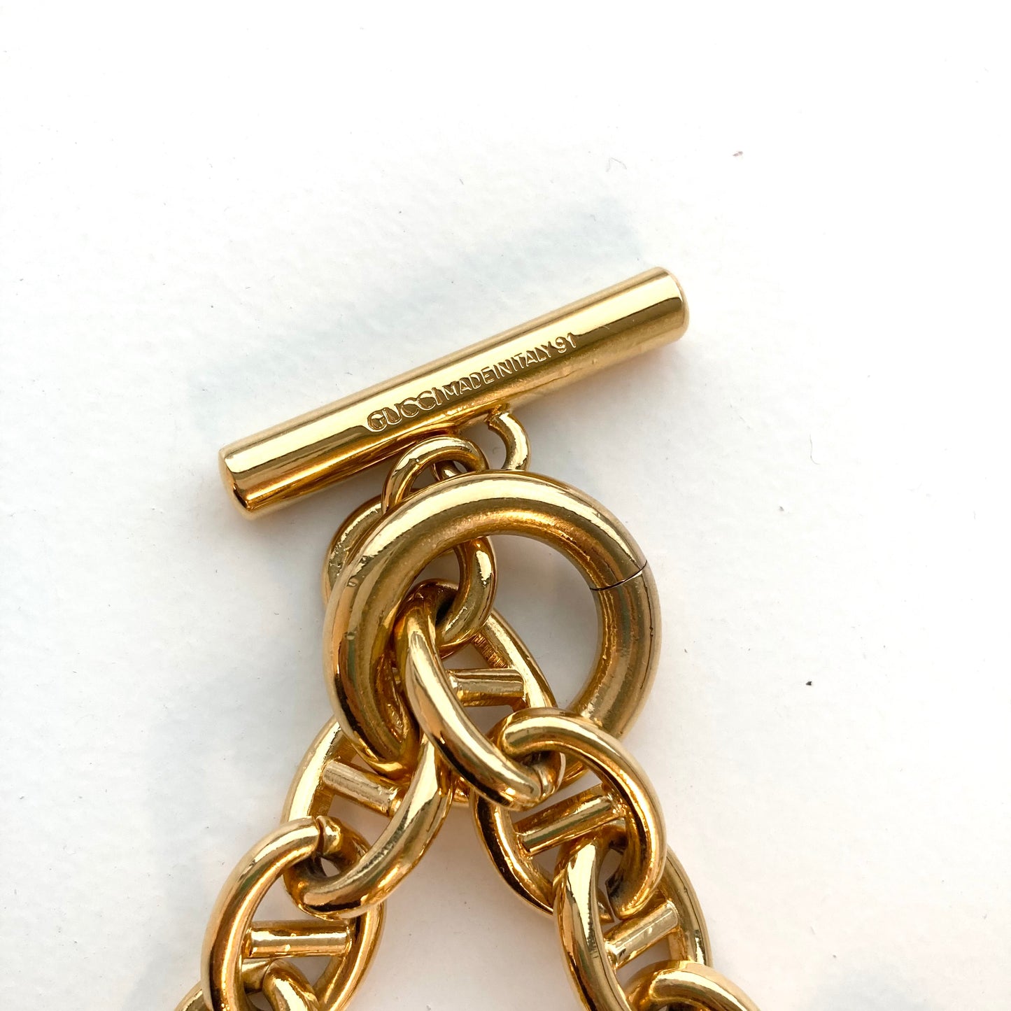 90s GUCCI by TOMFORD Anchor Chain necklace vintage