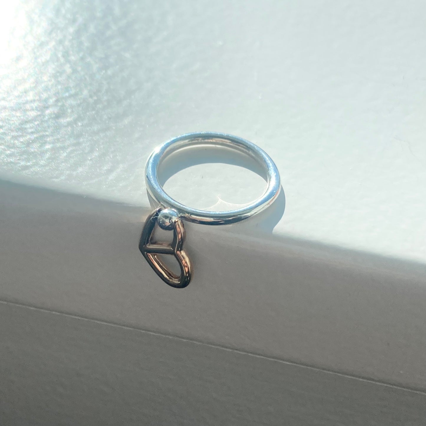 Hermès Chaine d'ancre Ring vintage SV925 AU750 #8