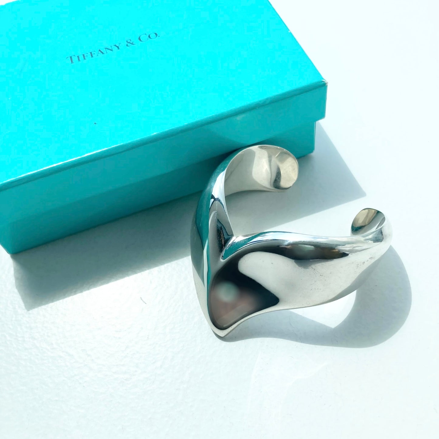 70s TIFFANY&Co. V wing Cuff Bangle vintage SV925 1977年