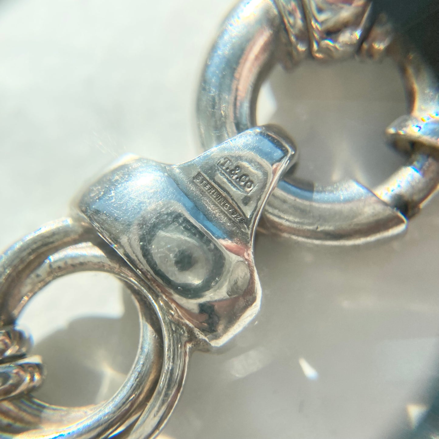 TIFFANY&Co. Double Chain Link Bracelet vintage SV925