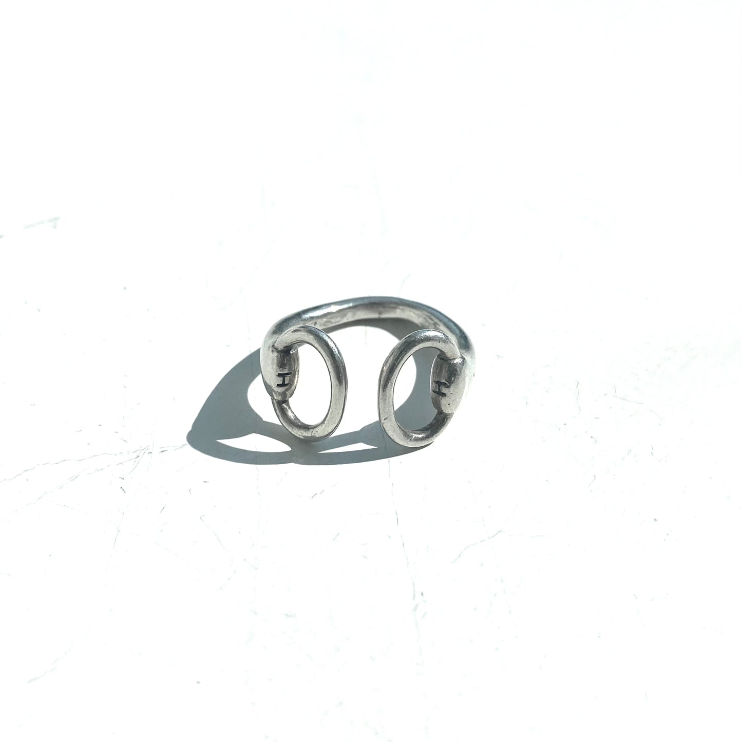 Hermès Nausicaa ring vintage SV925 #16-17