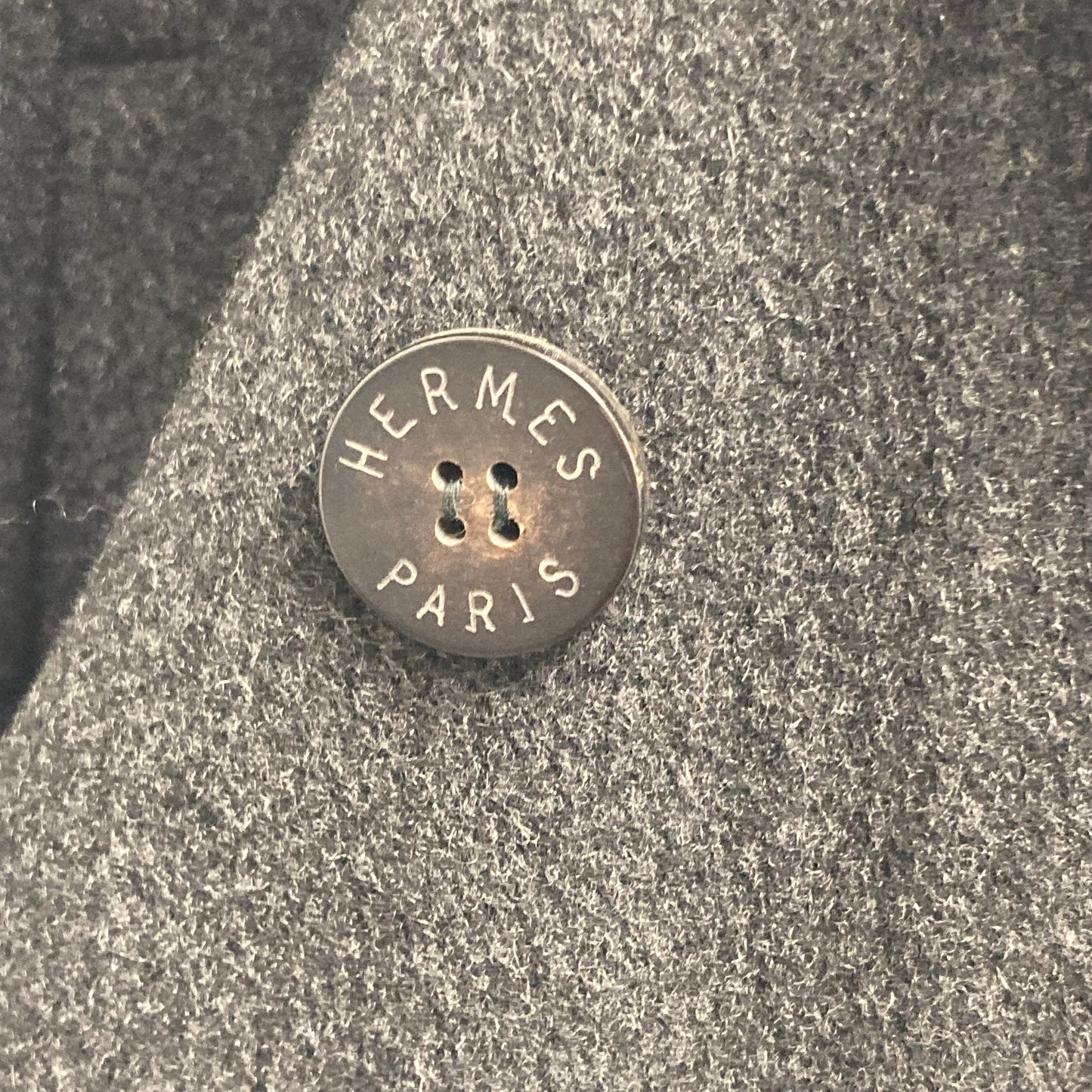 70s Hermès Over cashmere long coat vintage