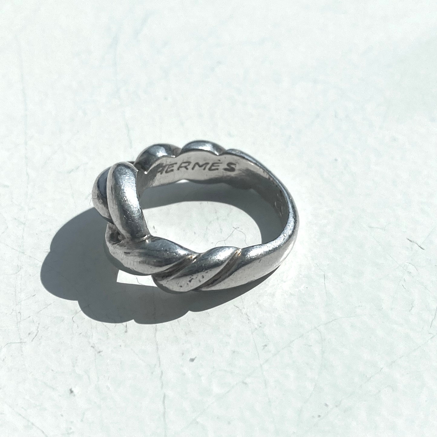 70s Hermès Torsard Ring vintage SV925