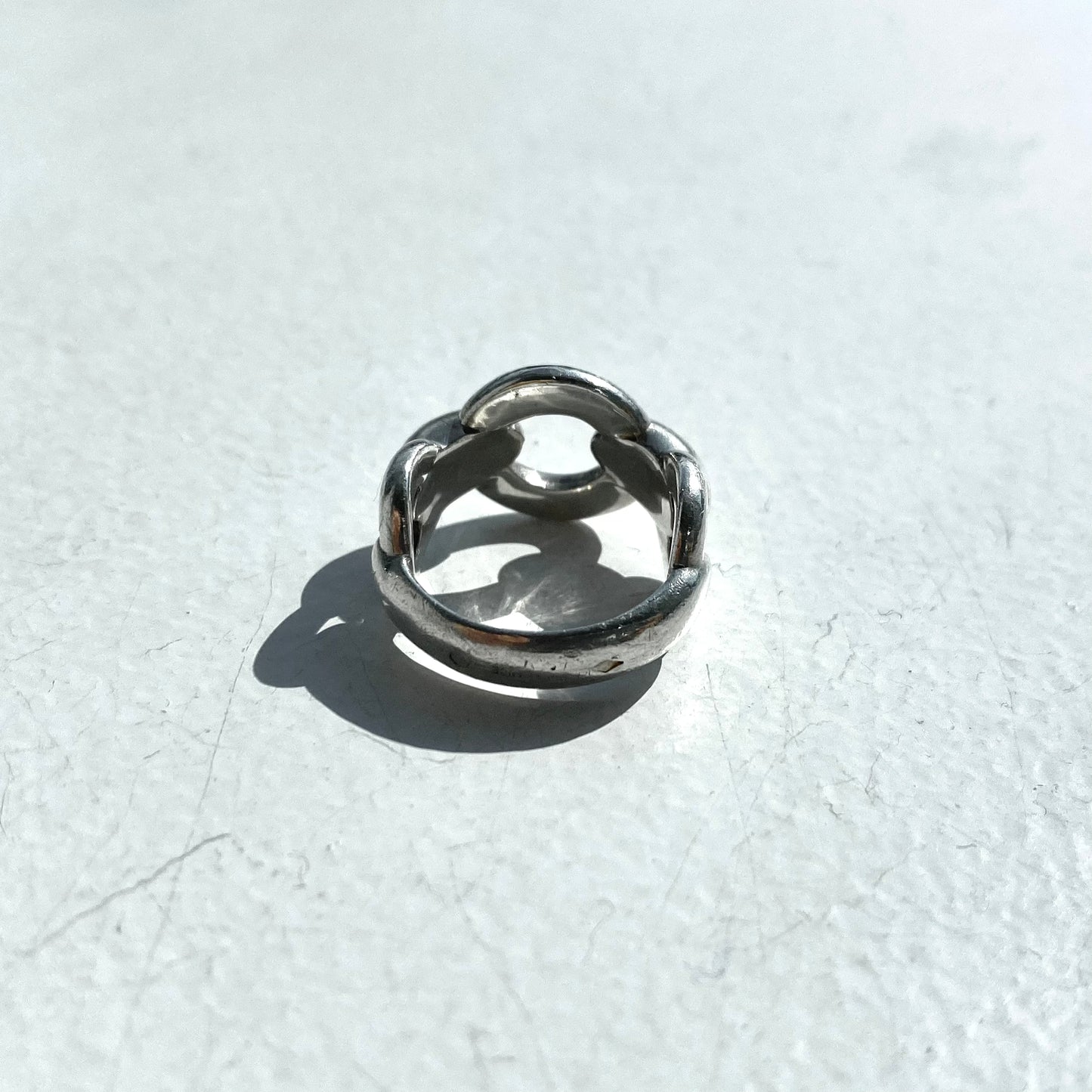 80's Hermès Ring SV925 vintage #10-11