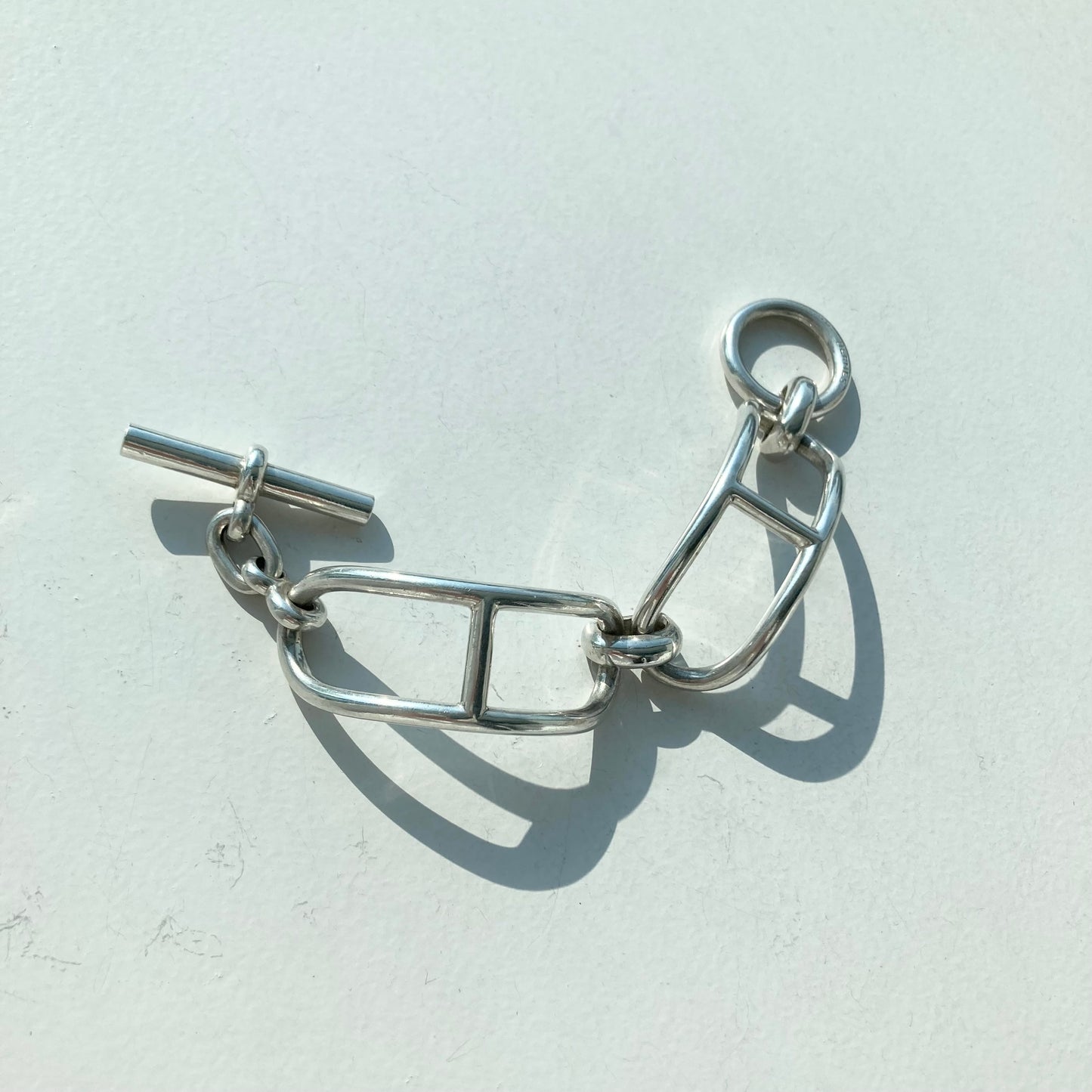 60-80s Hermès Chaine d'ancre bracelet vintage SV800