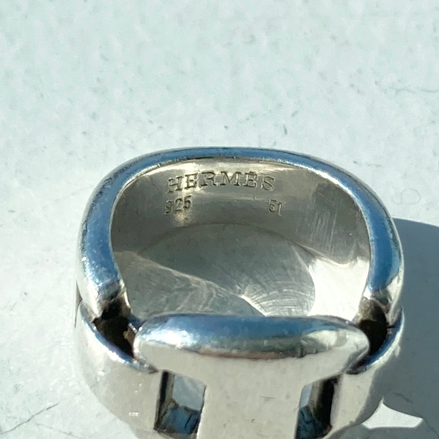Hermès Cassiopeia Ring SV925 vintage #8-9