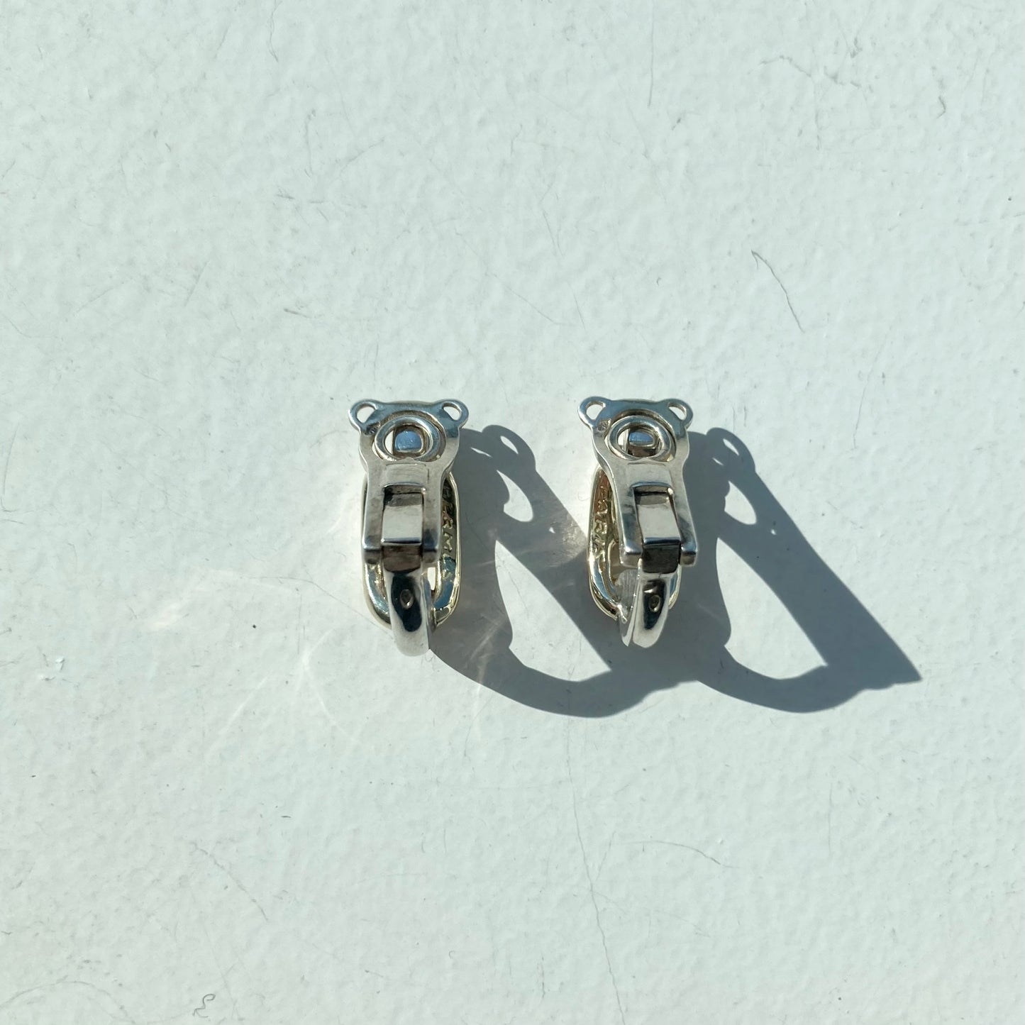 60s Hermès Chaine d'Ancre earrings vintage SV800 AU750