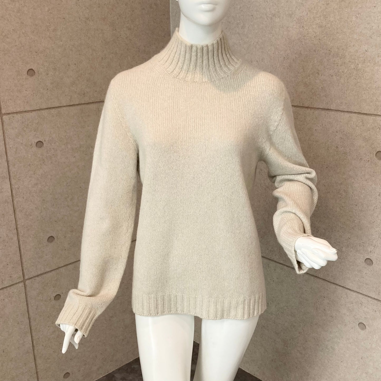 Fall2003 Hermès by Martin Margiela High neck cashmere knit