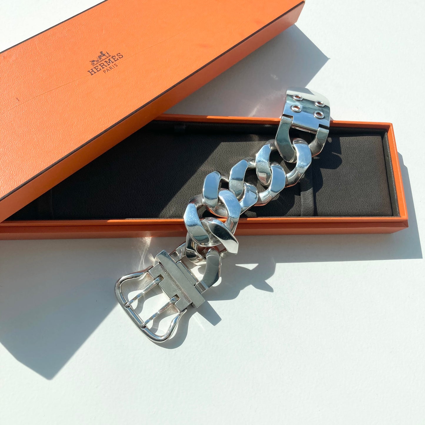 Hermès Boucle Sellier TGM 5piece vintage