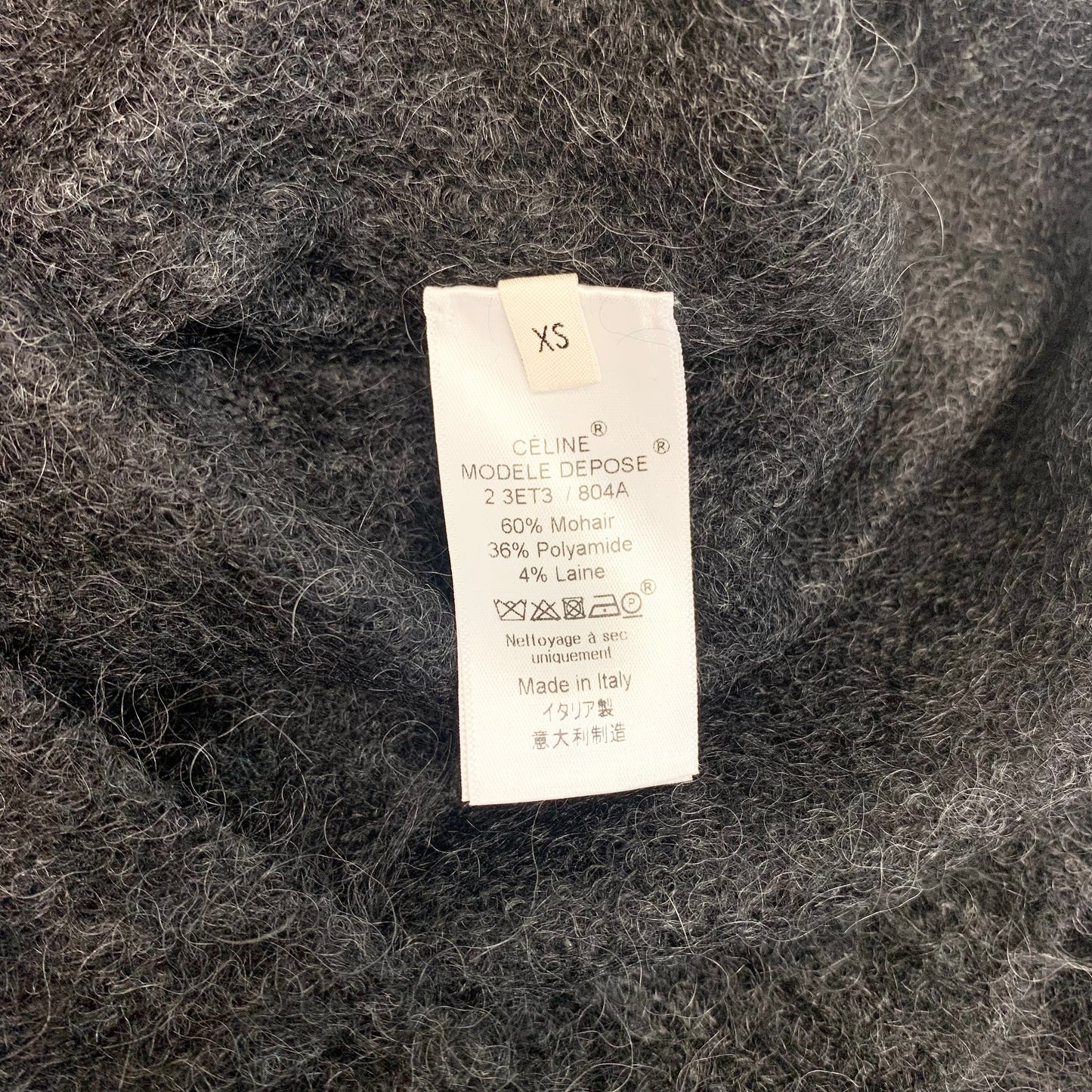 Fall2018 Celine by Phoebe Philo Mohair knit