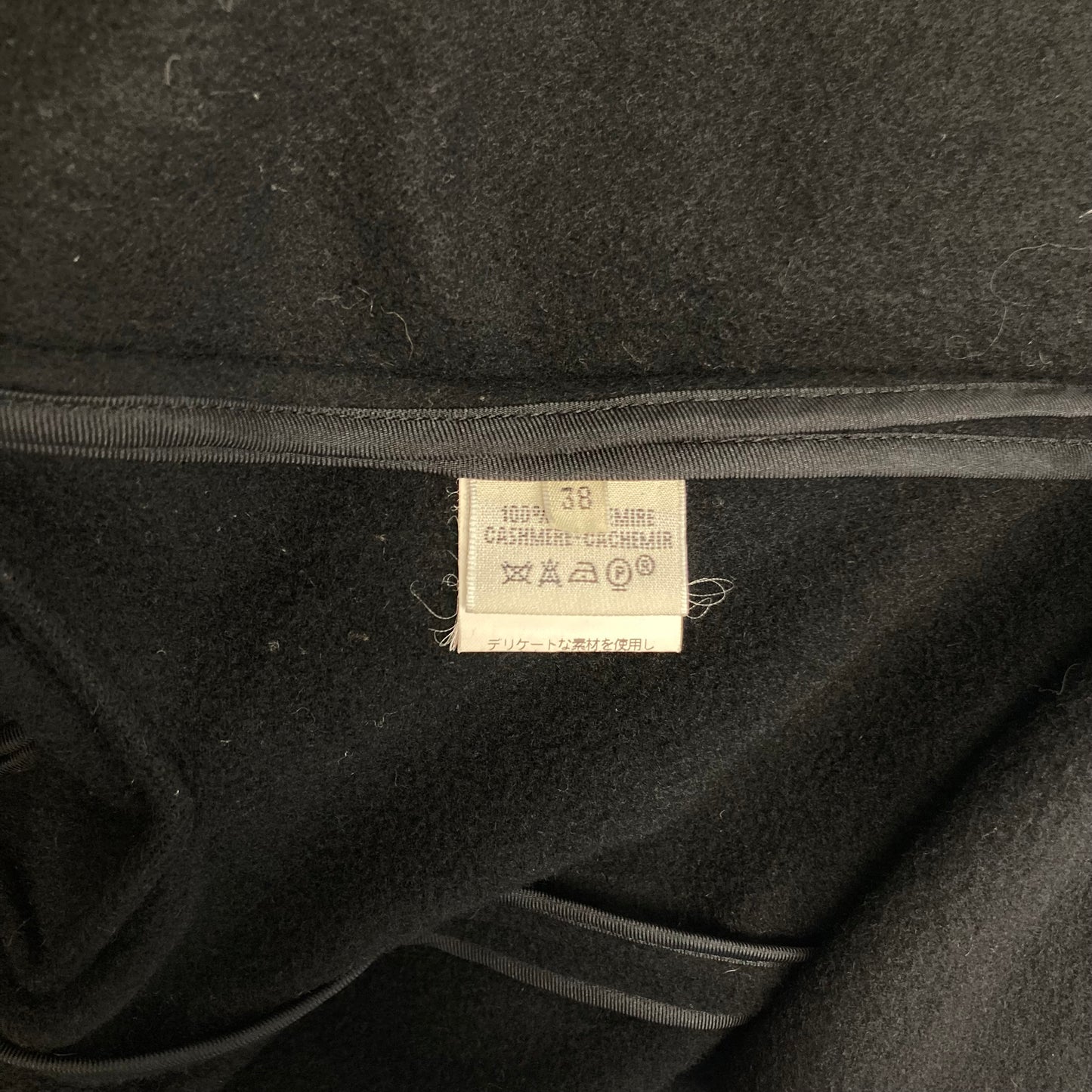 Fall2003 Hermès by Martin Margiela Cachmere layered coat