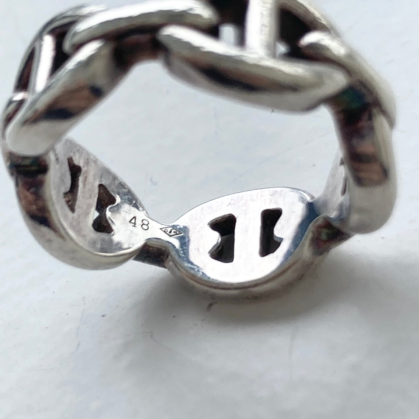 Hermès Encainee ring SV925 vintage #8