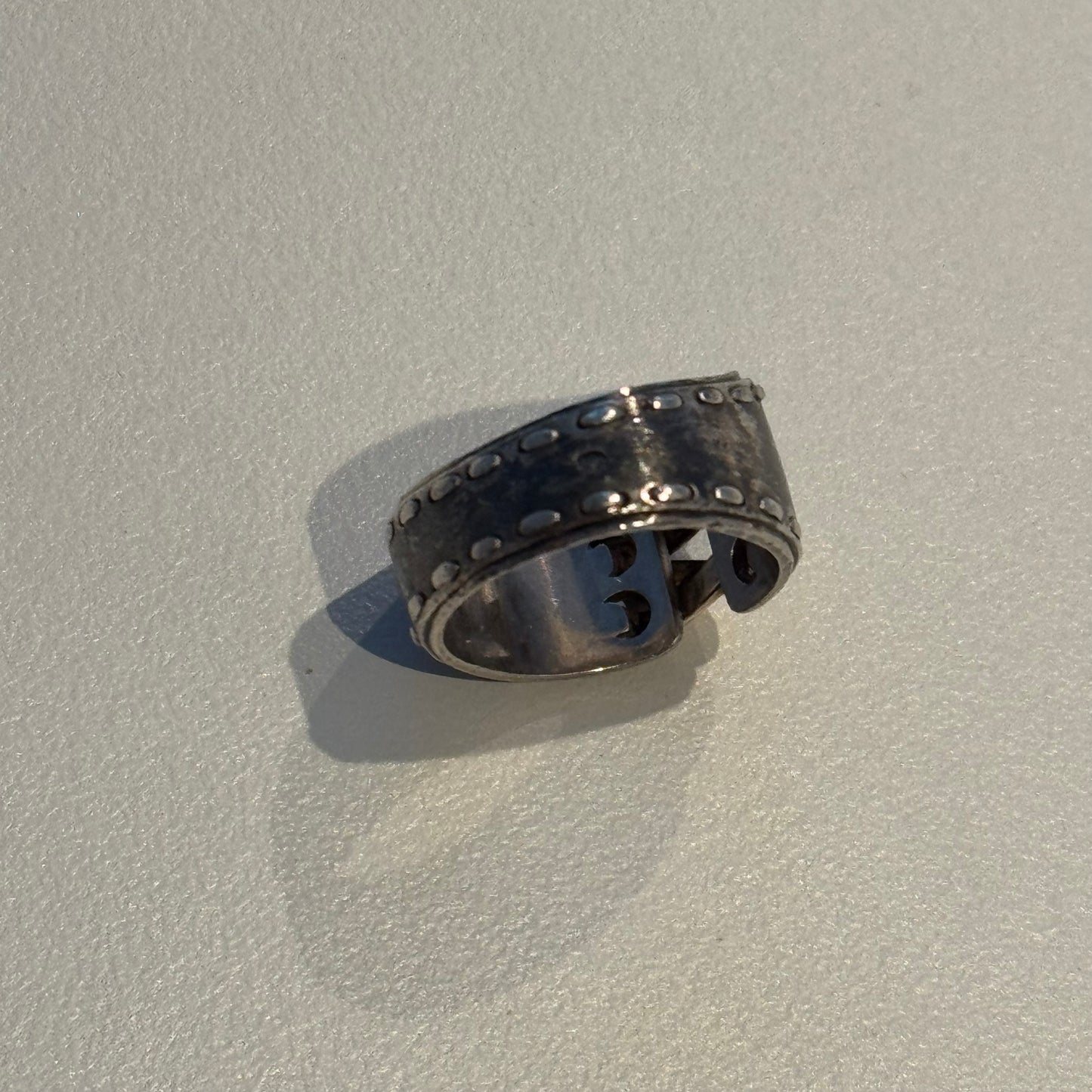 90-00s Hermès Mexico ring vintage SV925 AU750