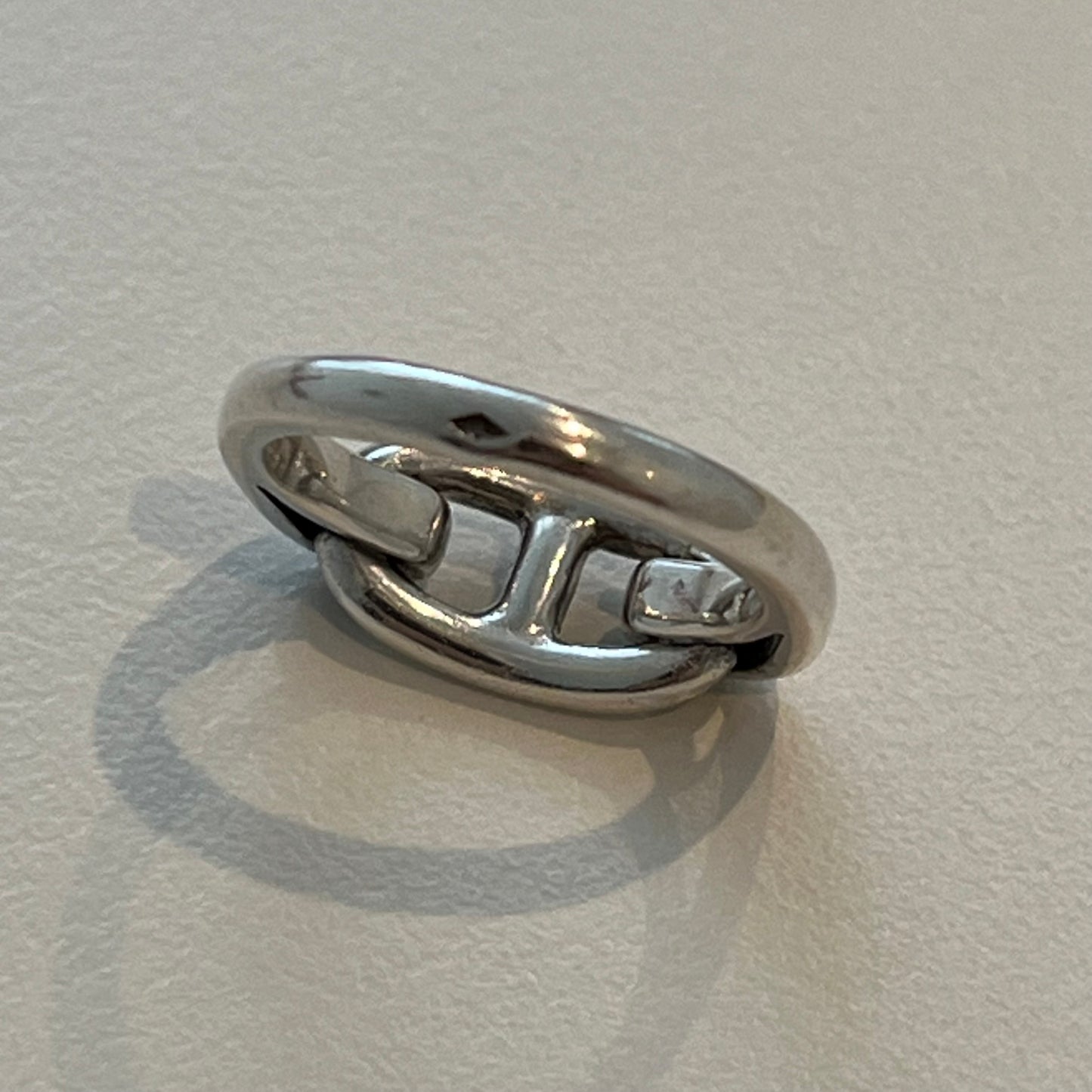90-00s Hermès Chaine d'ancre Ring vintage 925
