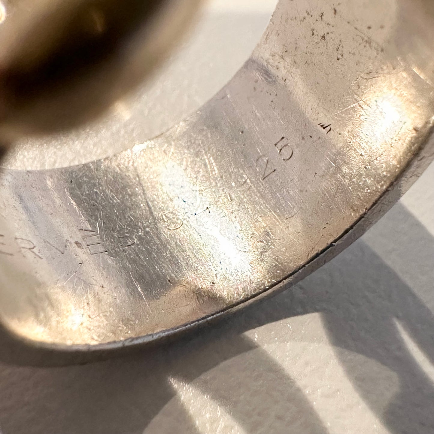 80-90s Hermès Echo ring 925 750