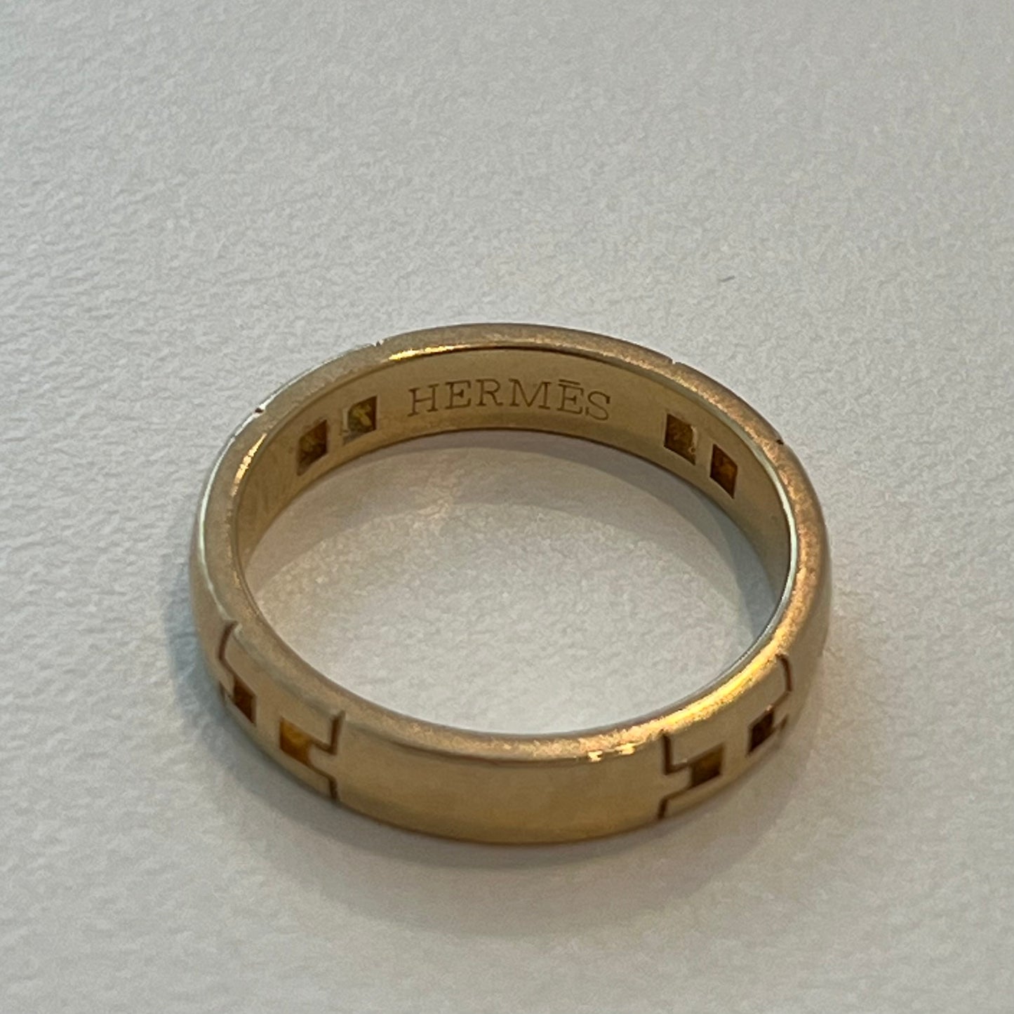 90-00s Hermès Hercules ring vintage AU750 49