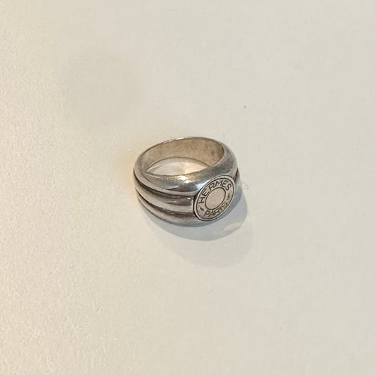 80-90s Hermès Sellier Ring vintage 925 750