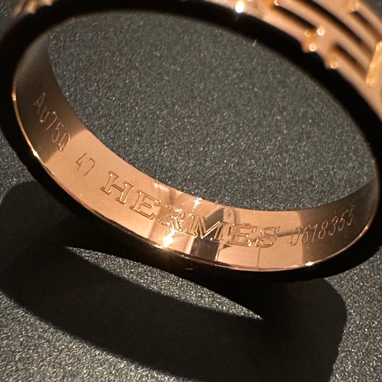 00s Hermès Kilim Ring vintage 750
