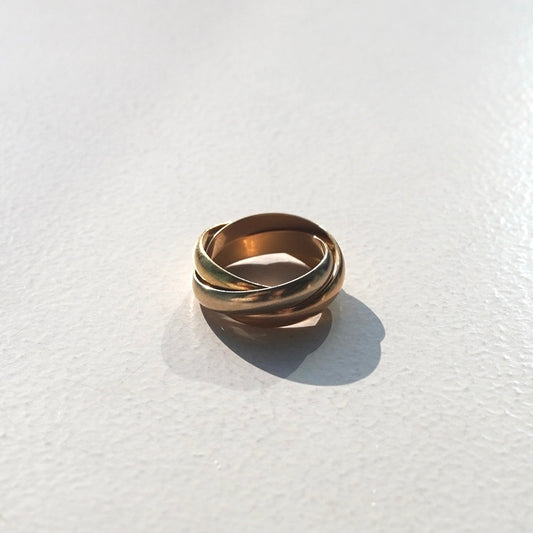 80-90s Cartier Trinity ring vintage 750