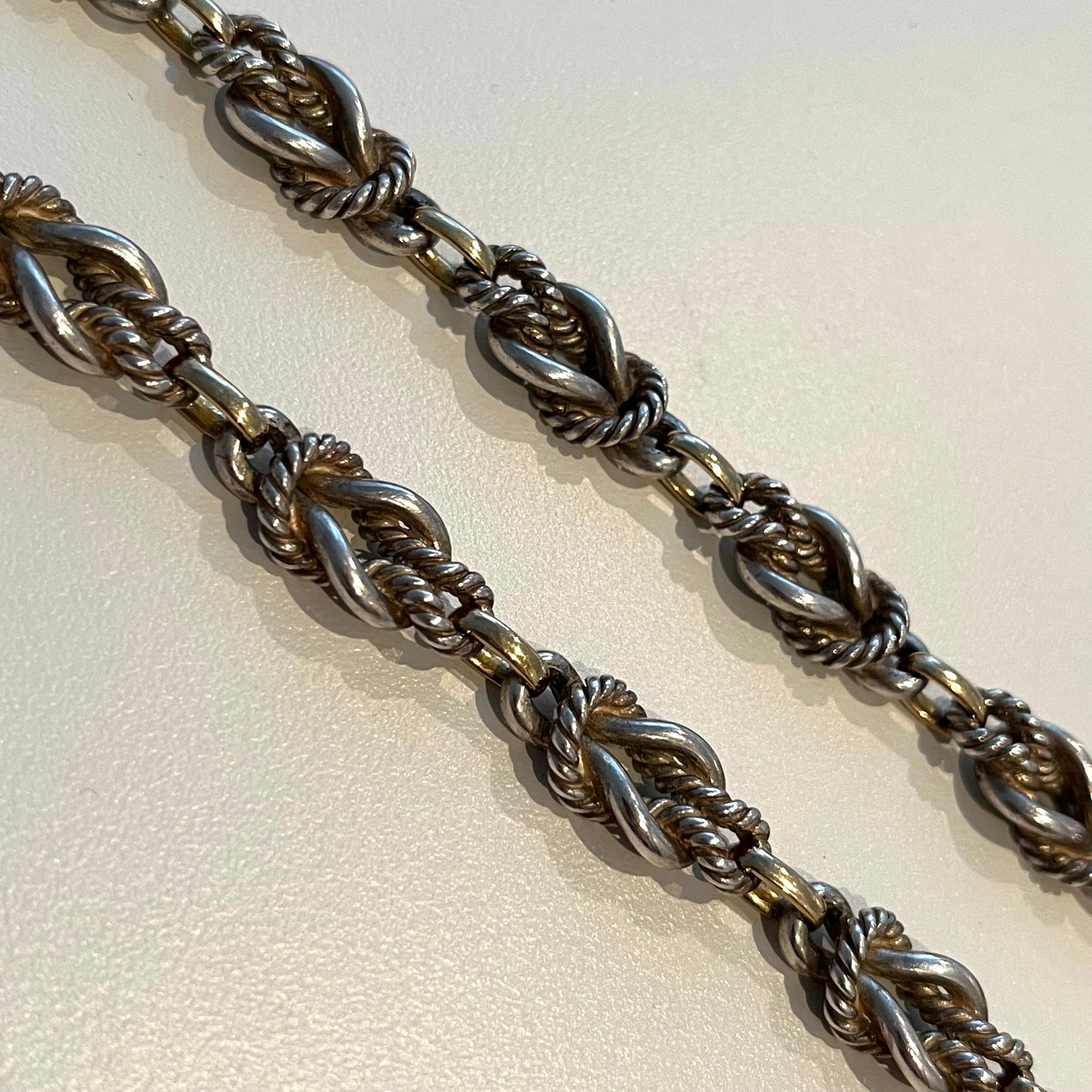 80s Hermès Los Angeles necklace SV925 AU750