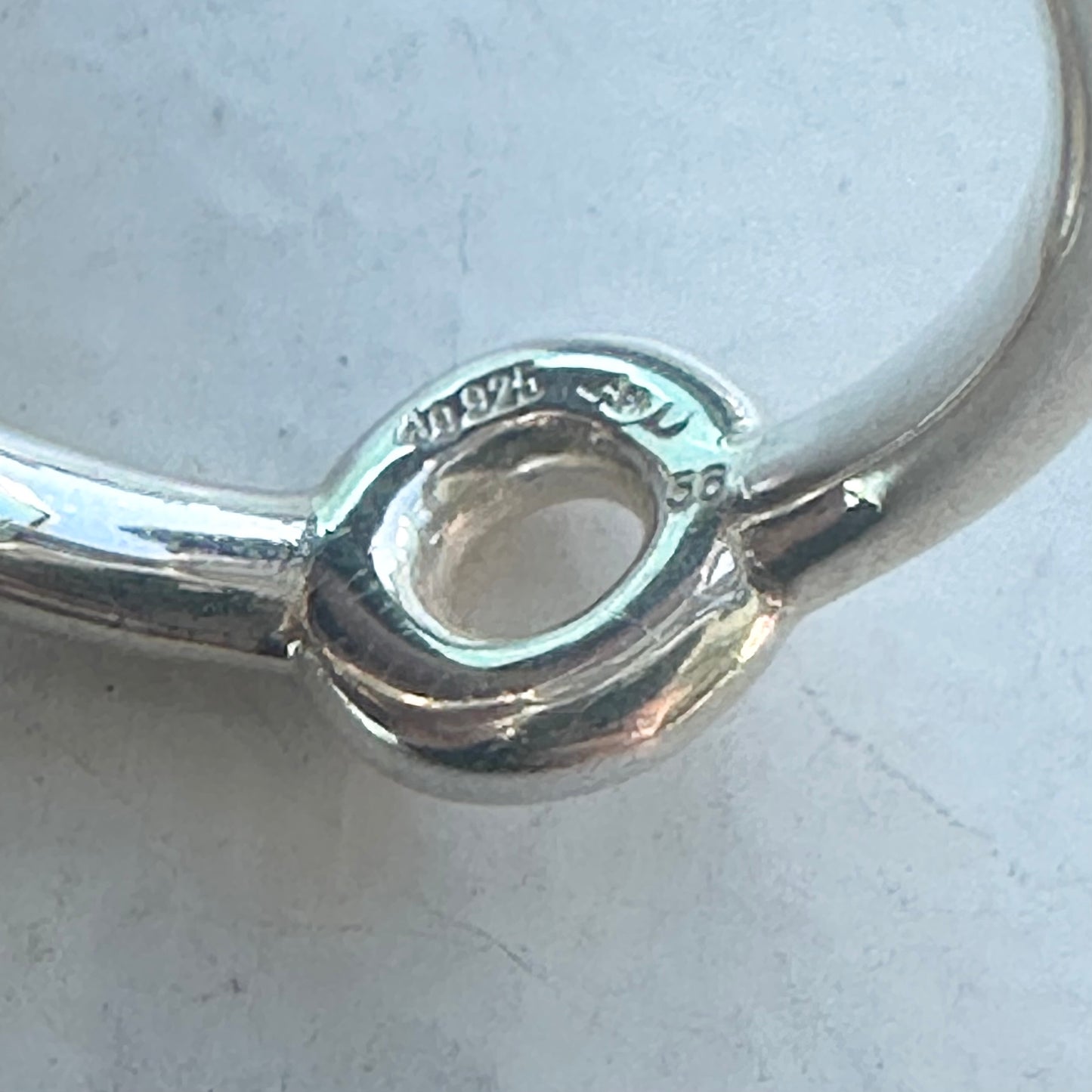 Hermès Sellier Ring vintage SV925 56