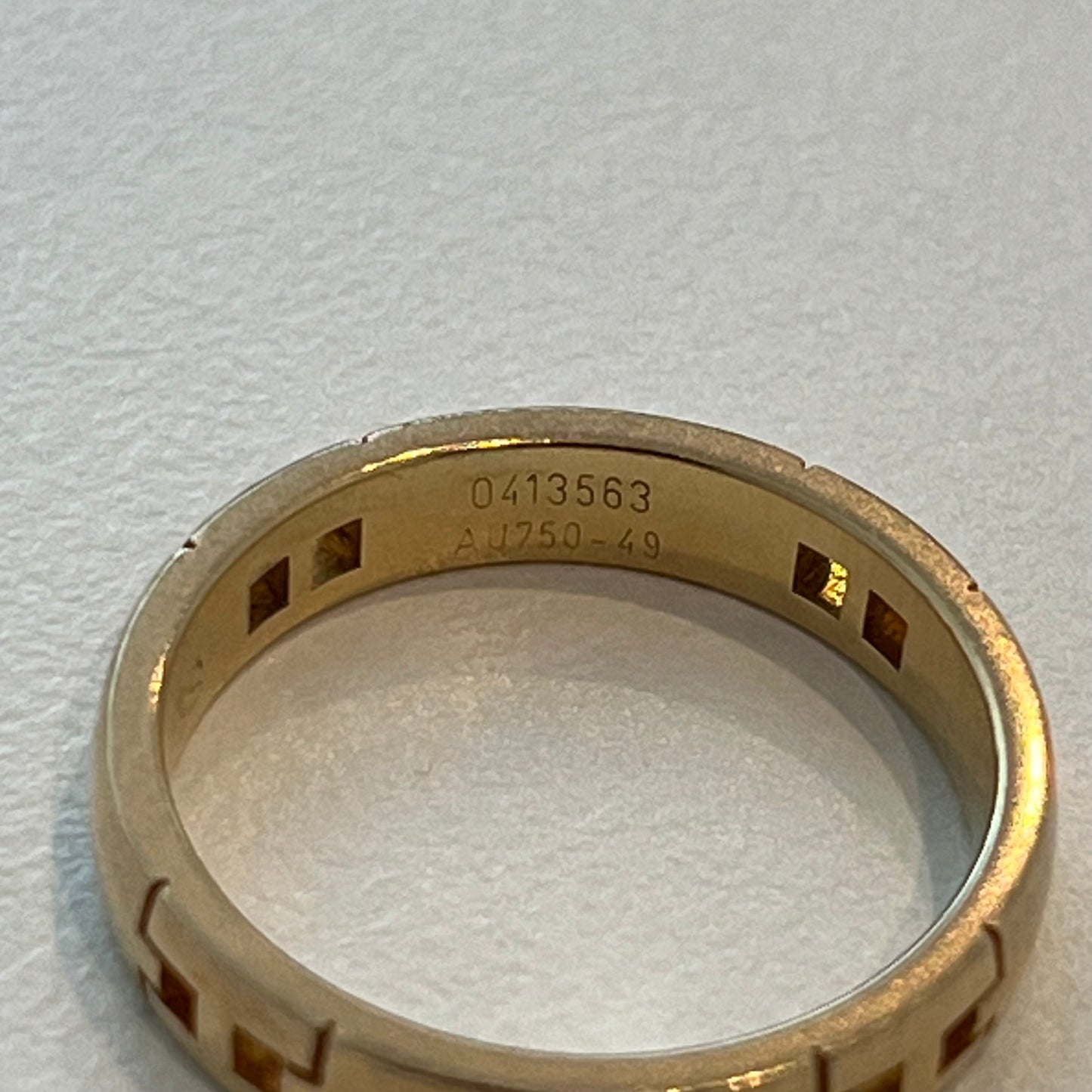 90-00s Hermès Hercules ring vintage AU750 49