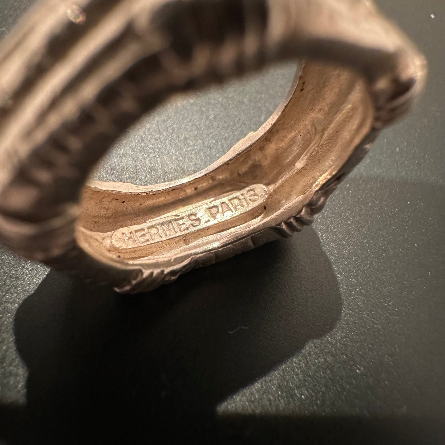 70-80s Hermès Bamboo ring 800