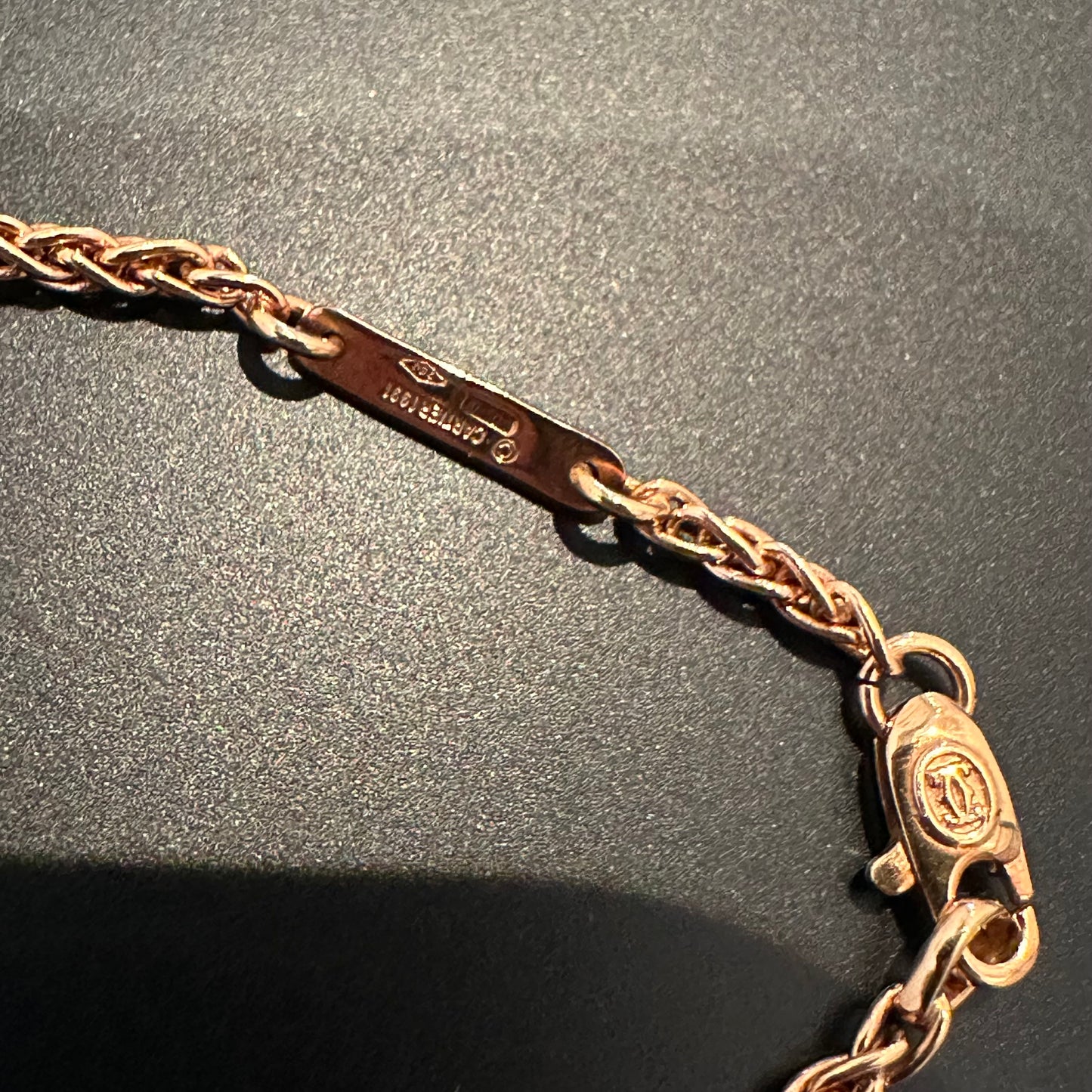 91s Cartier necklace vintage 750
