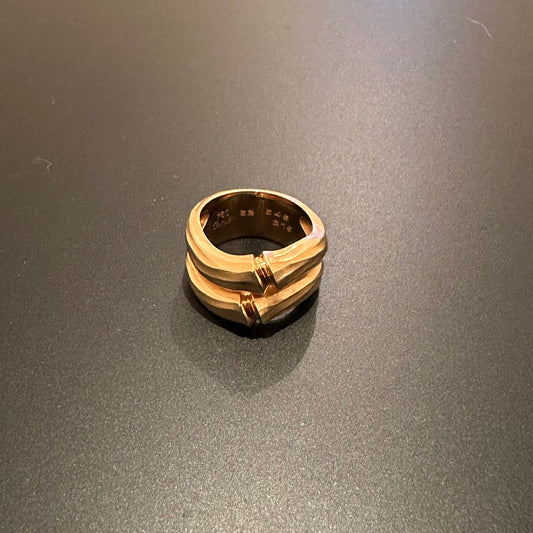 90s Cartier Bamboo ring vintage 750