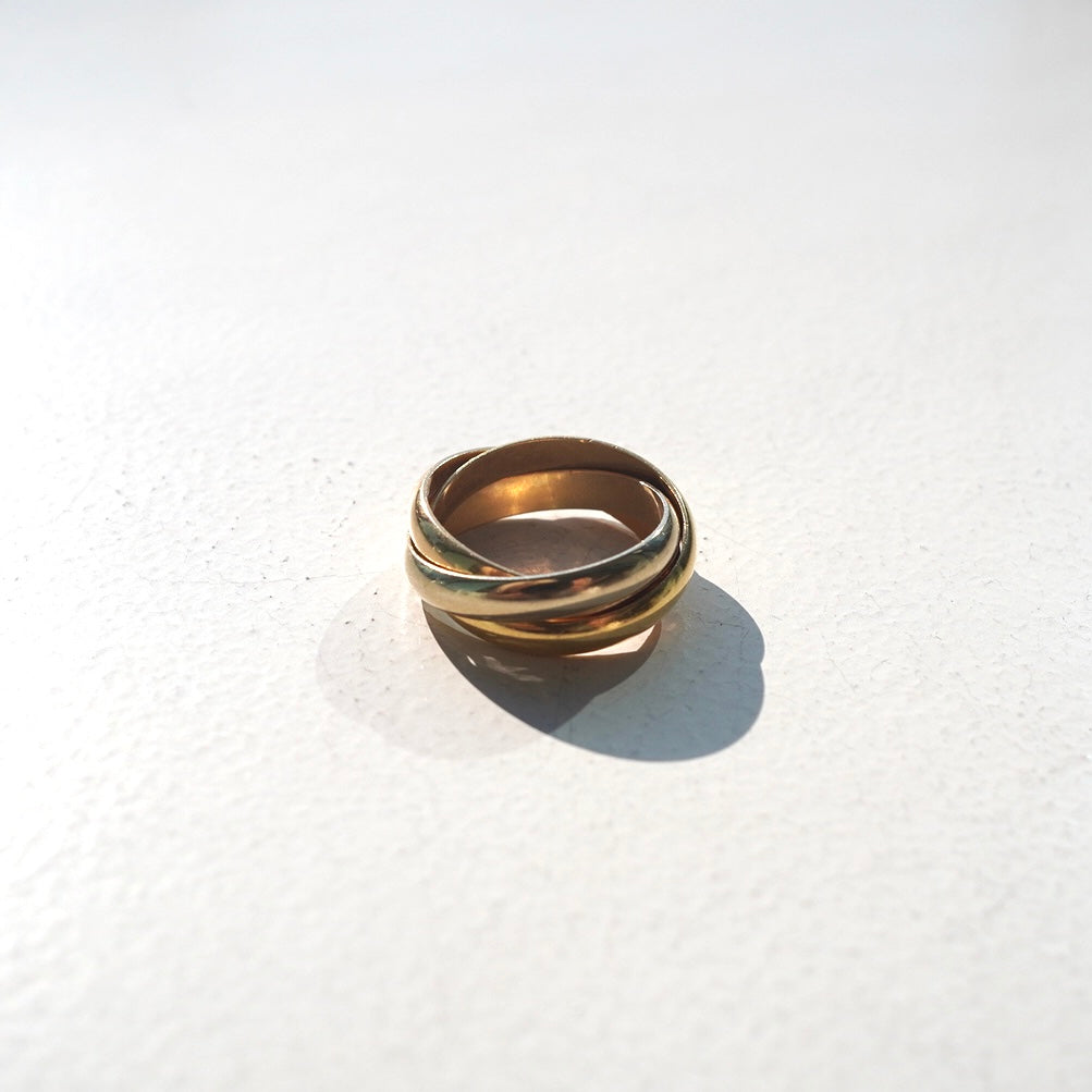 80s-90s Cartier Trinity ring vintage 750