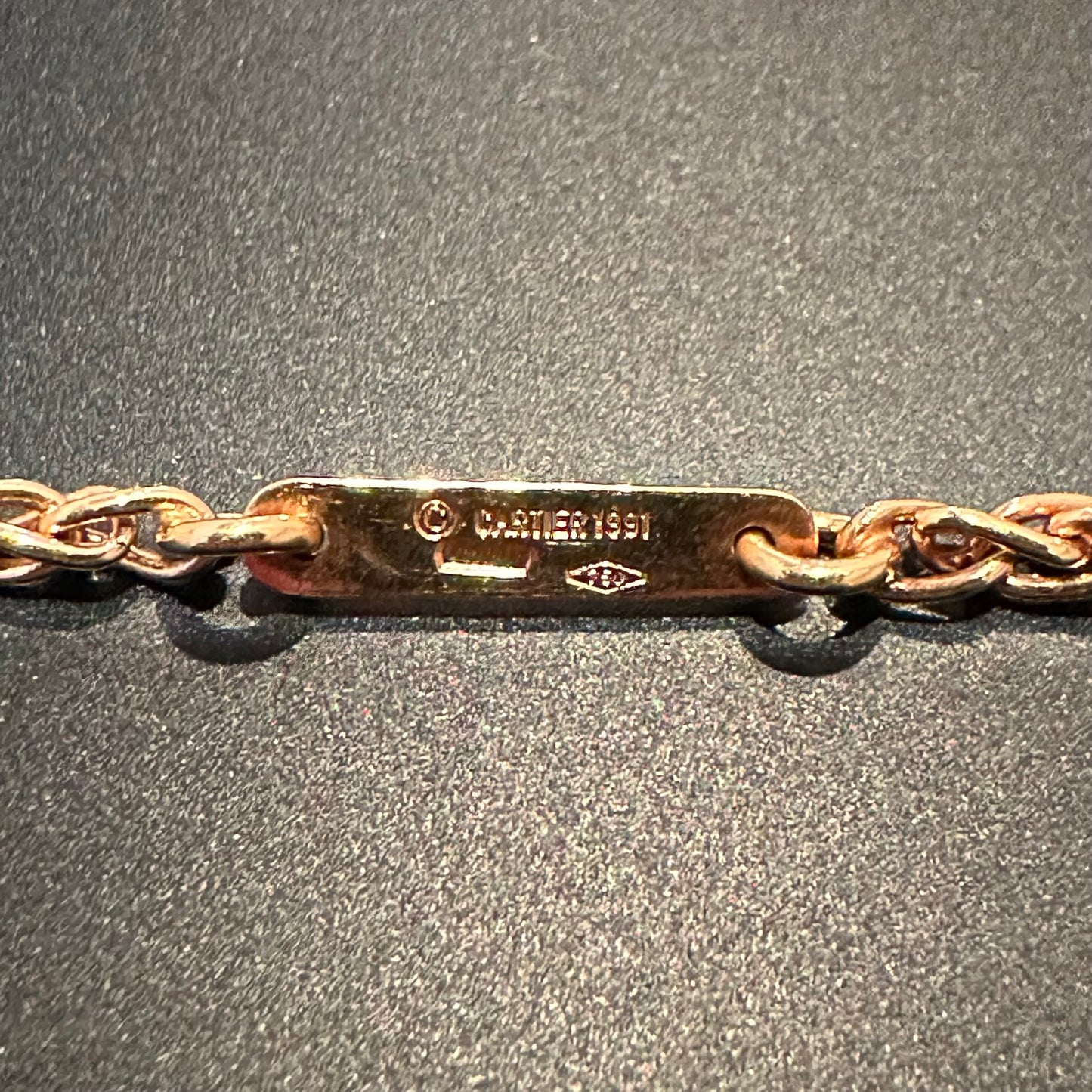91s Cartier necklace vintage 750