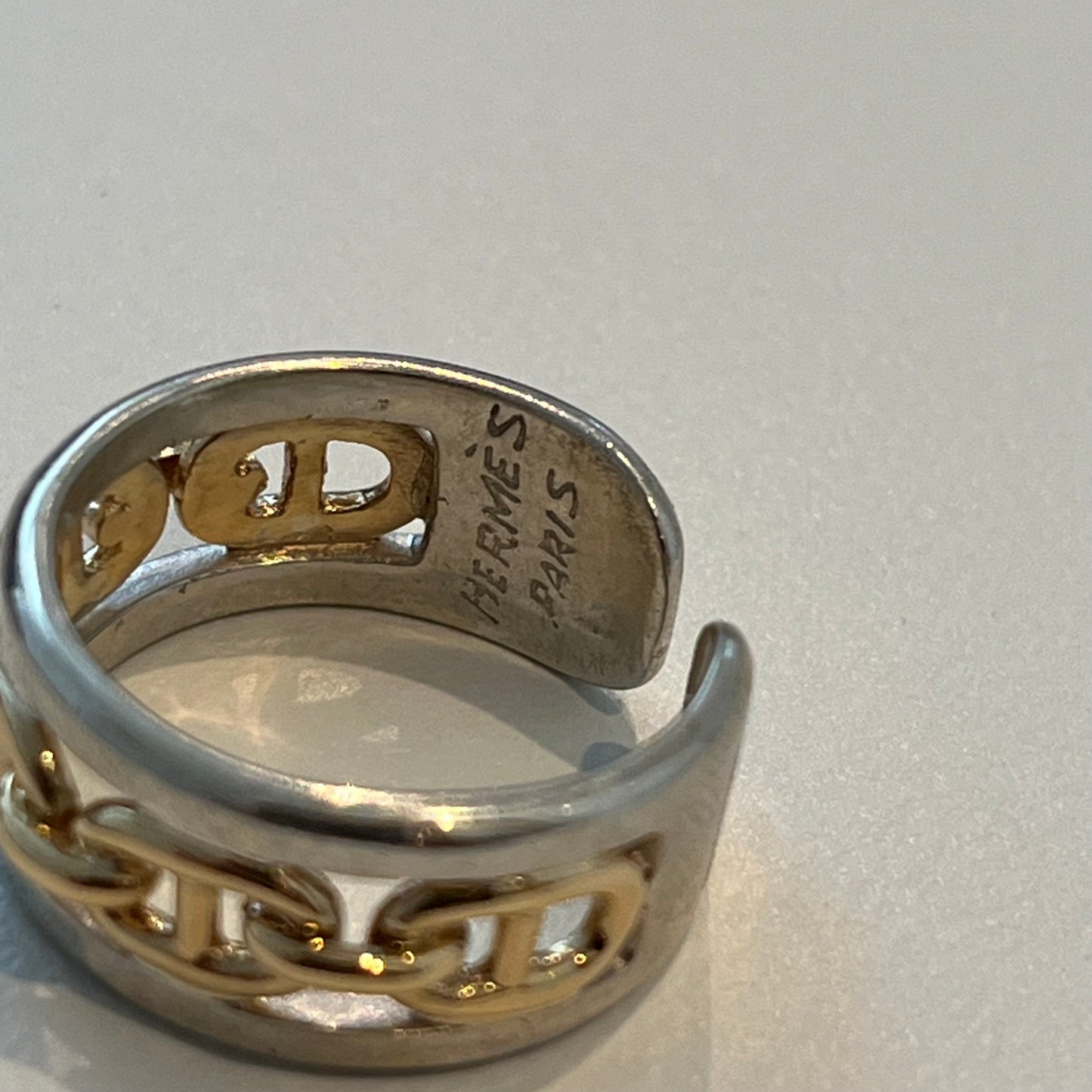 70-80s Hermès Ring vintage SV925 AU750