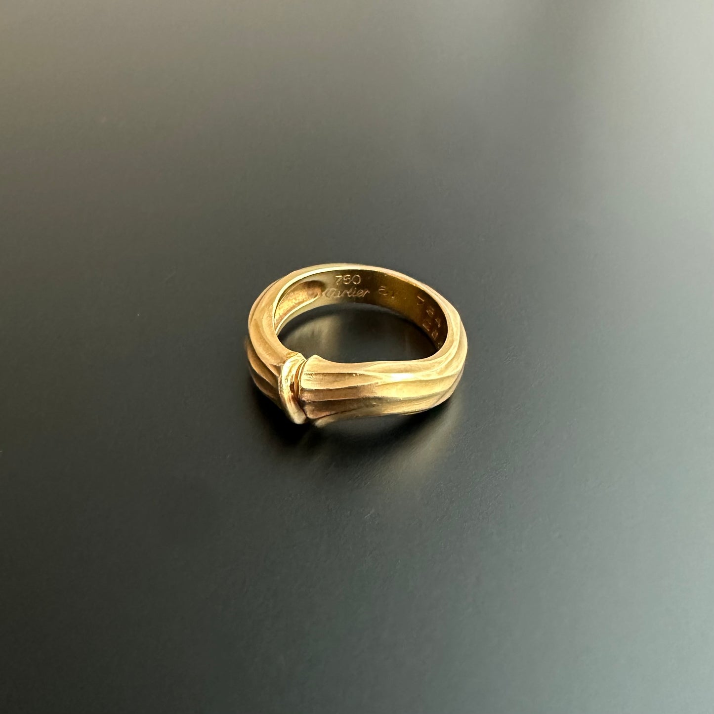 90s Cartier Bamboo ring vintage 750