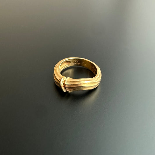 90s Cartier Bamboo ring vintage 750