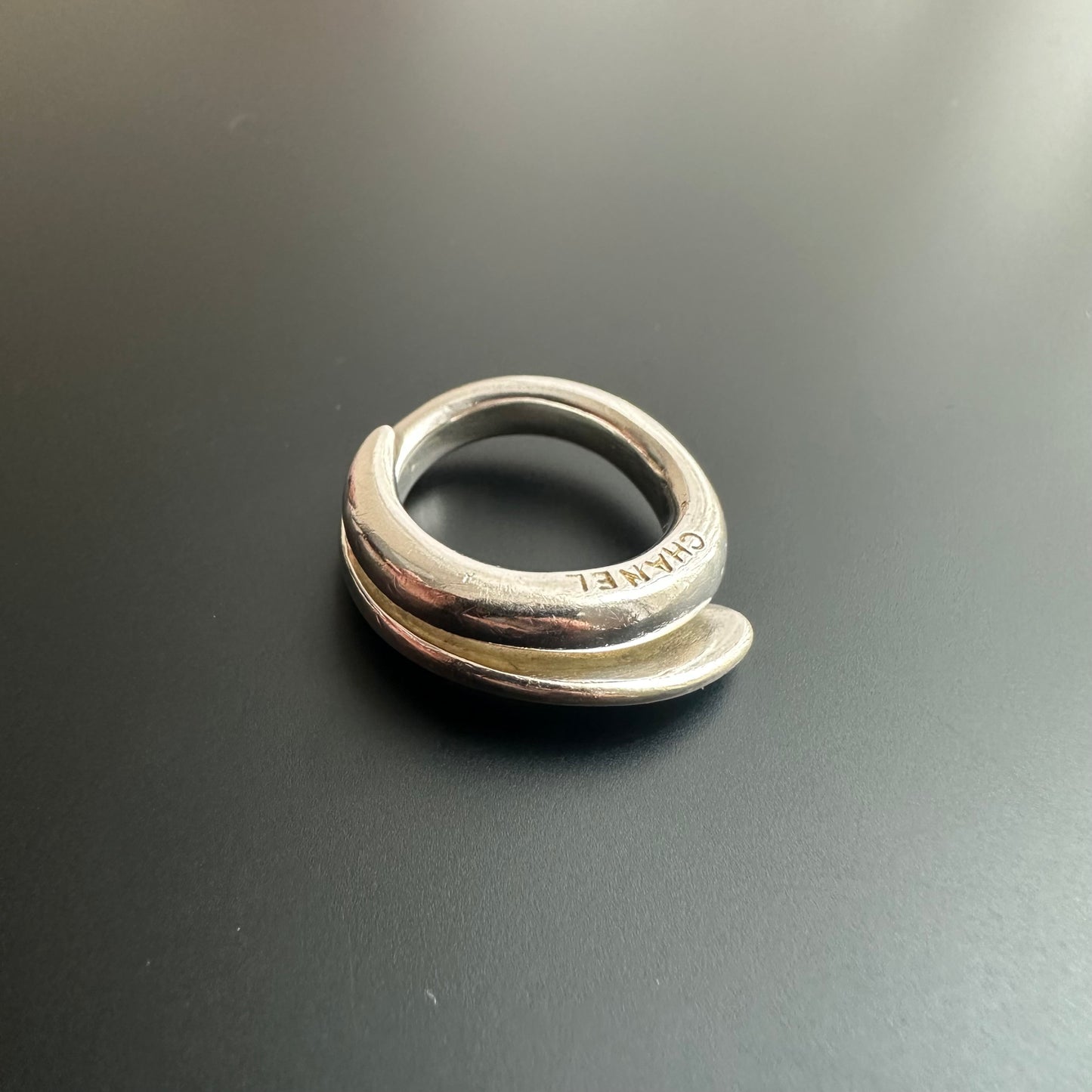 90s CHANEL ring vintage SV925