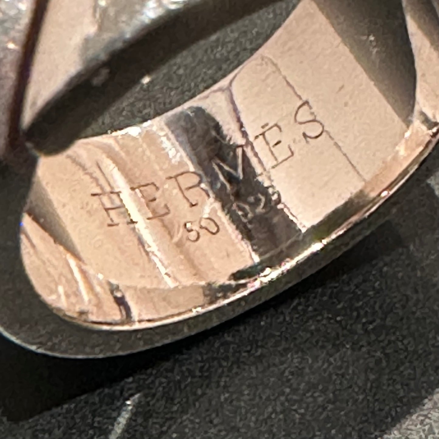 00s Hermès ring vintage 925