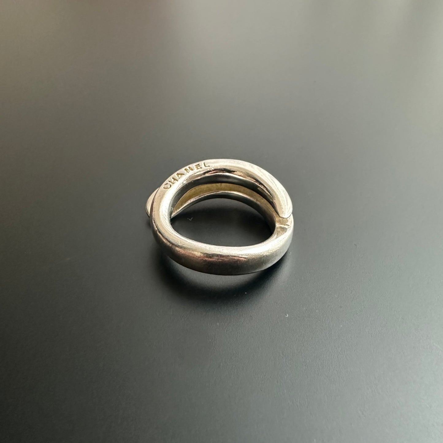 90s CHANEL ring vintage SV925