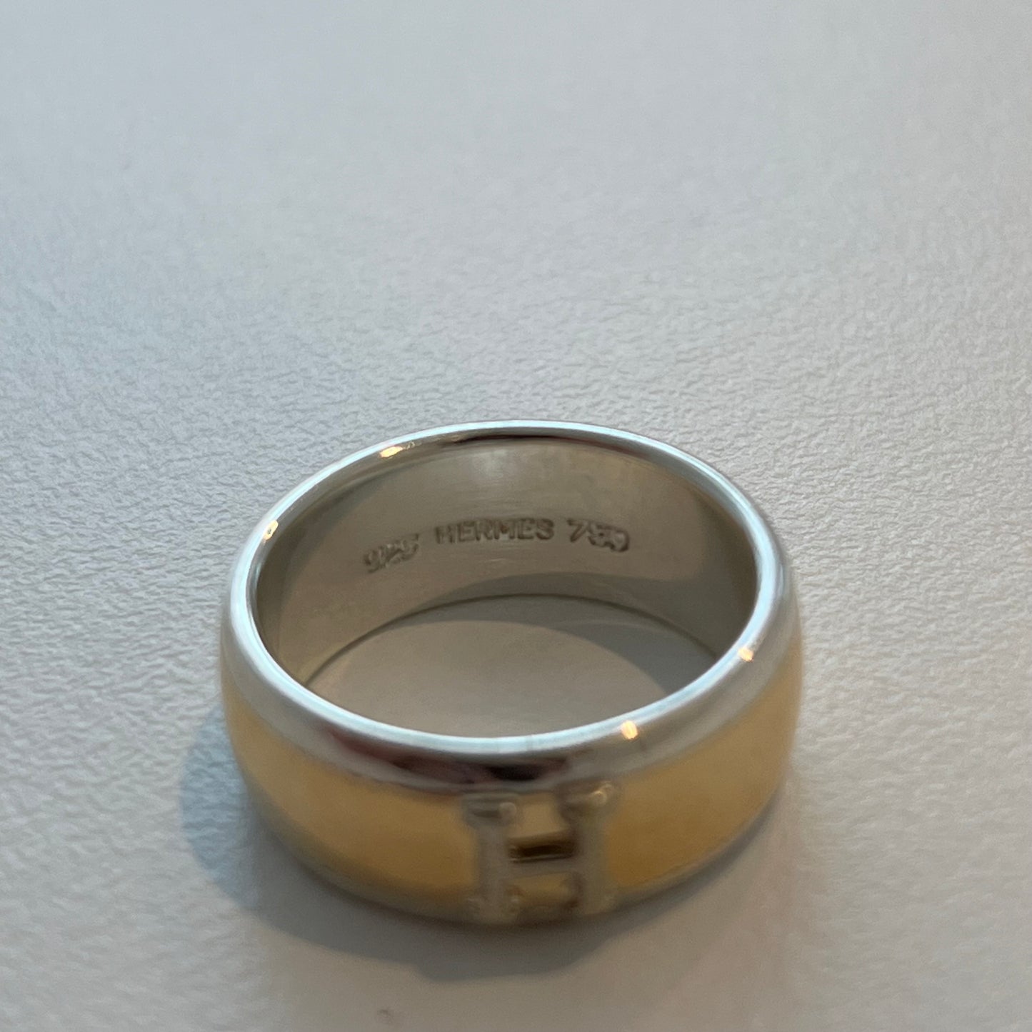 80-90s Hermès ring vintage 925 750