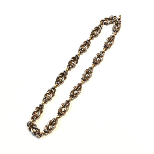 80s Hermès Los Angeles necklace SV925 AU750