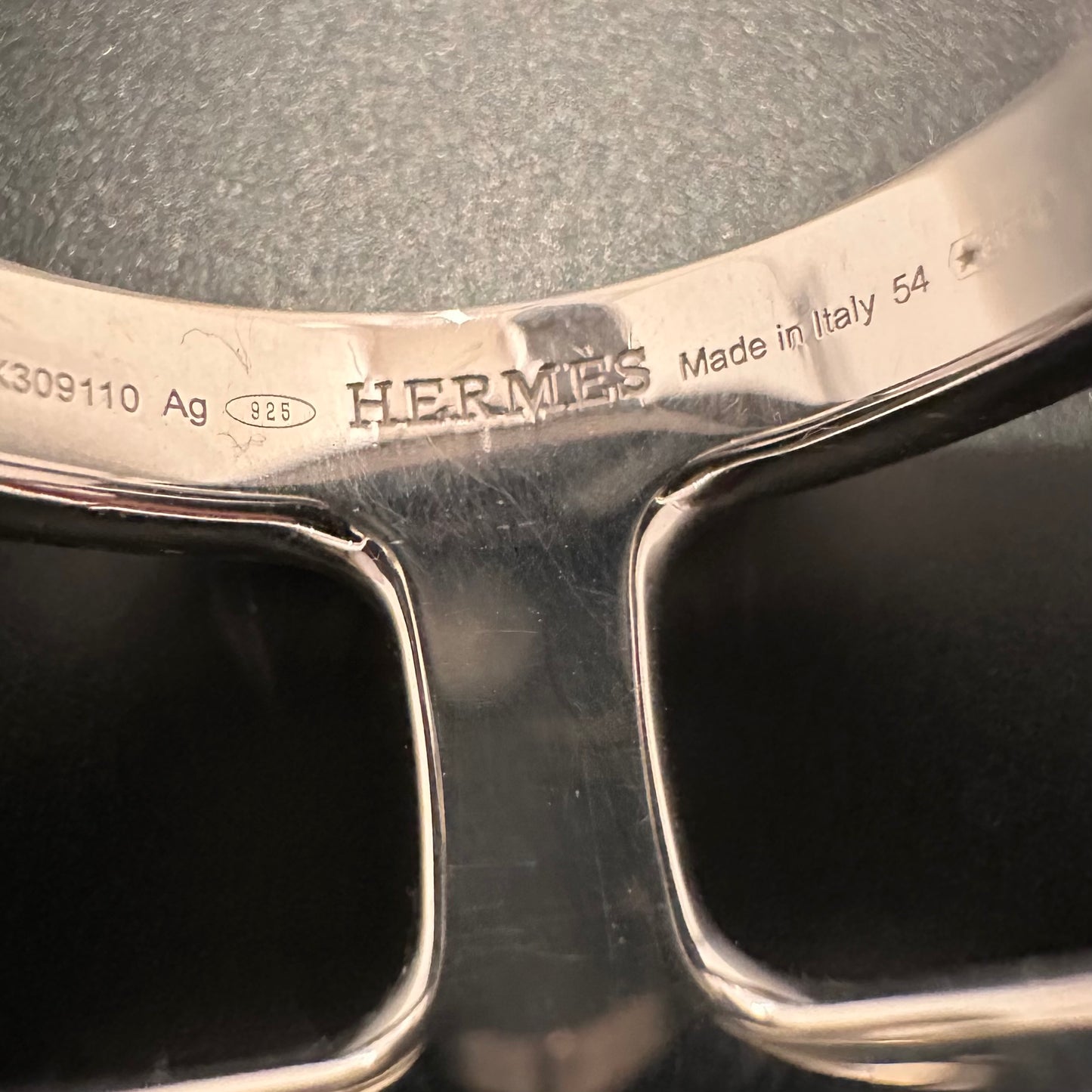 Hermès Osmose GM ring SV925 54