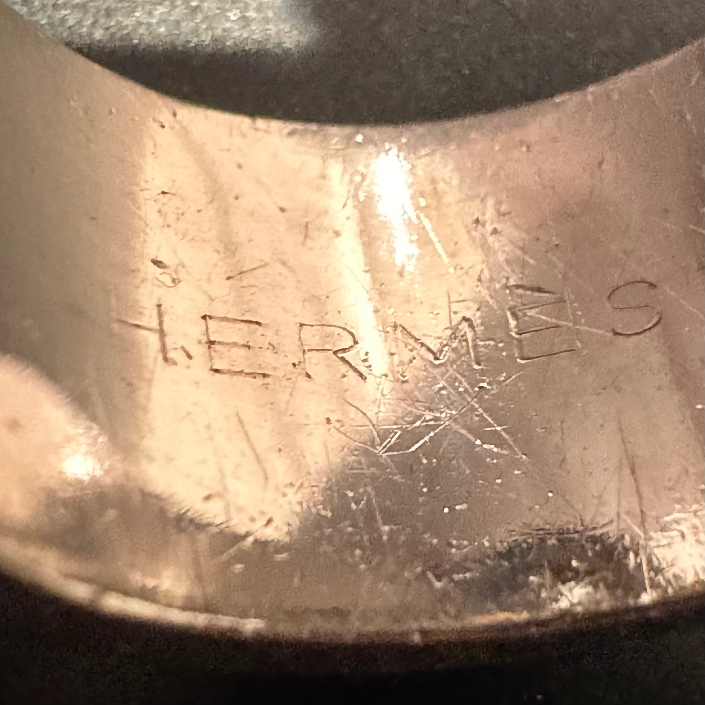 90s Hermès Echo ring 925 750
