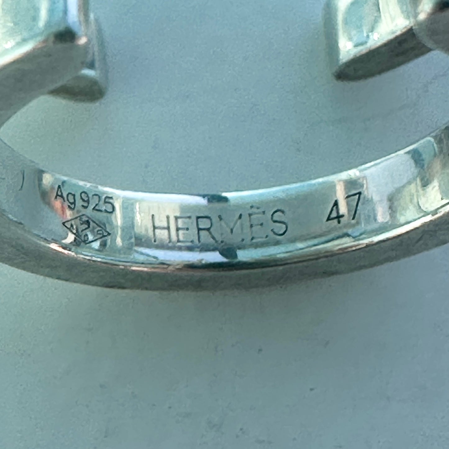 Hermès Ash Ring SV925 #47